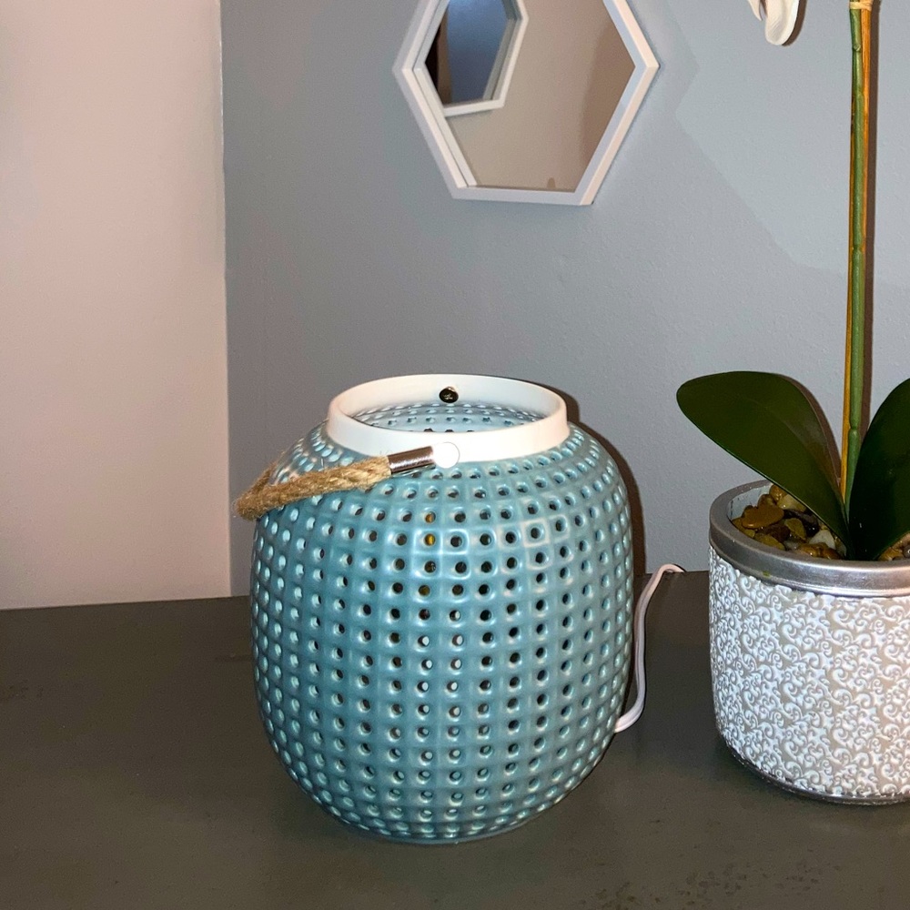 BIA Cordon Bleu Basket Lamp, Teal